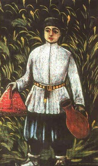 Niko Pirosmanashvili Boy Delivering Lunch oil painting image